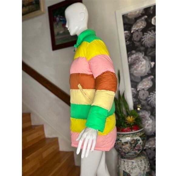 RACHEL ANTONOFF Terry Puffer in Colorblock - Picture 9 of 12